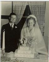 Lewis Colvin and bride Mabel